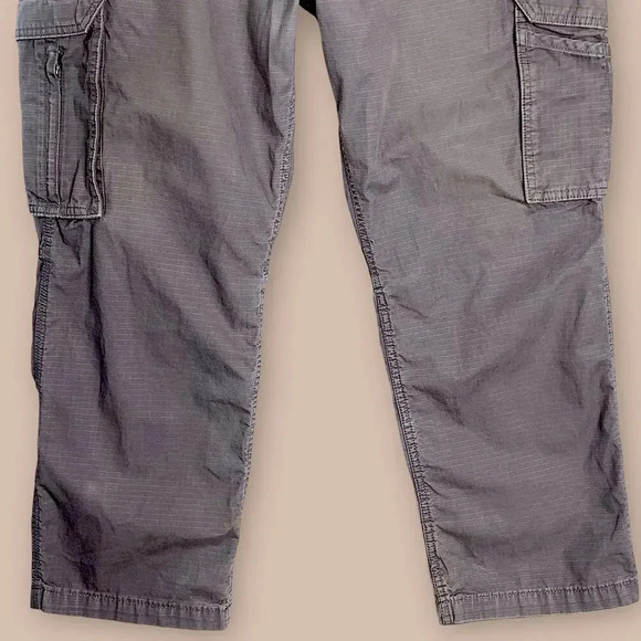 Carhartt Force Relaxed Fit Ripstop Cargo Work Pants Size 42X30 Gray Straight Leg - Picture 5 of 16